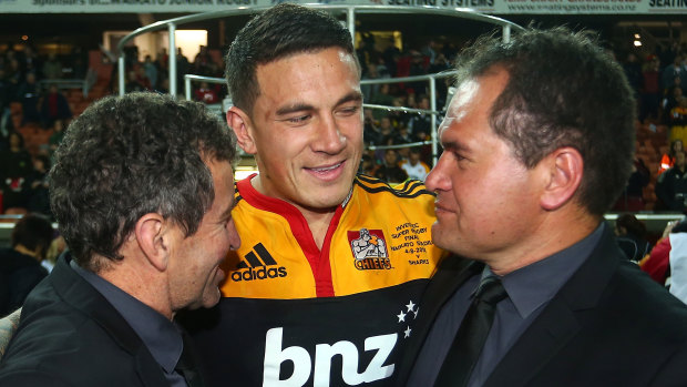Sonny Bill Williams urged the All Blacks consider a Maori or Pacific Island coach, before Australia appointed Dave Rennie (right).