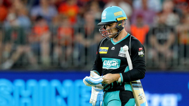 Out of sorts: Brendon McCullum has made just 30 in four digs with Brisbane.