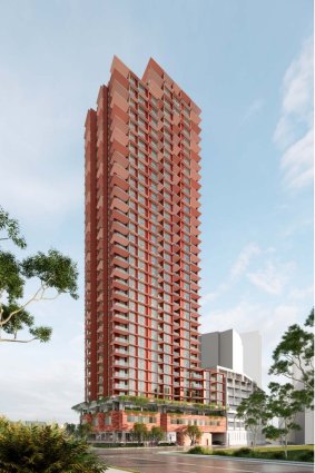 Novus wants to build the tower on vacant land on Hassall Street. 