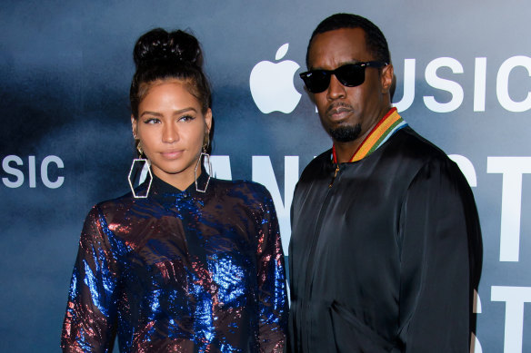 Cassie and Combs attend the London screening of Can’t Stop, Won’t Stop: A Bad Boy Story in 2017.