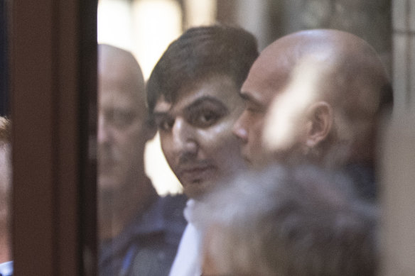 James Gargasoulas leaves the Supreme Court in February 2019 after being jailed for at least 46 years.