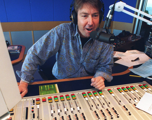 During a stint at 2Day FM – Sparks broadcasting in 1996.