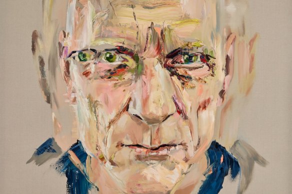 Anh Do’s portrait of Peter Garrett.
