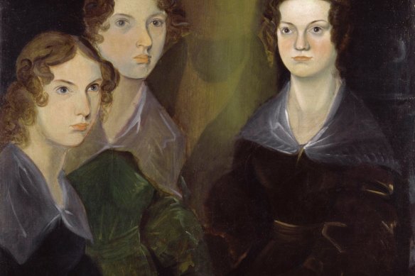 The Bronte sisters, Anne, Emily and Charlotte, as painted by their brother Branwell.
