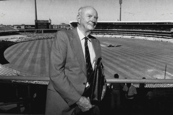 Bill O’Reilly at the SCG upon his retirement.