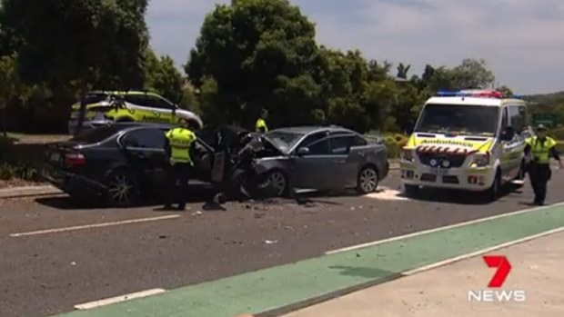 Two people have died in a horror head-on smash at Manly West on Christmas Day.