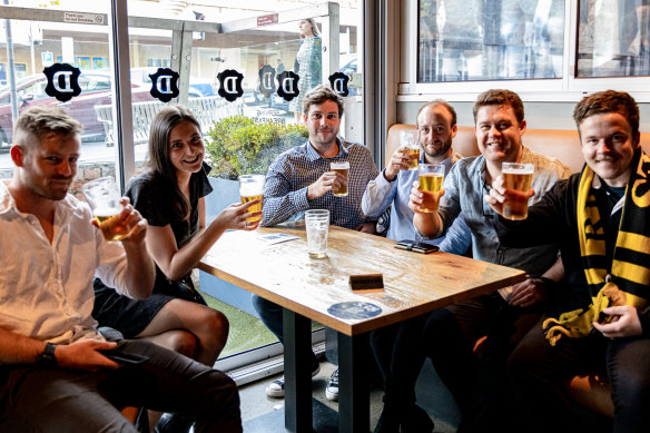 Cheers to the rooftop party and grand final revelry at the Duke of Wellington.