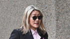 Scyne Advisory partner Connie Heaney outside the NSW Supreme Court on Thursday.