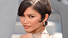 The queen of 'method dressing', Zendaya adorned her back in a bejewelled web. 