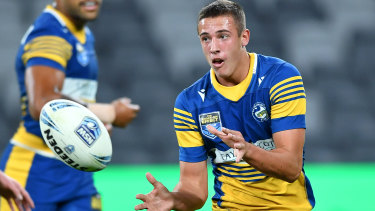 Jakob Arthur, the son of Eels coach Brad, will make his NRL debut on Sunday.