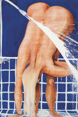 Brett Whiteley's painting of his daughter, Arkie, under the shower.