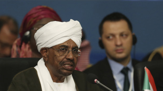 Omar al-Bashir, who has been held under house arrest after stepping down from the country's leadership, pictured in 2018.