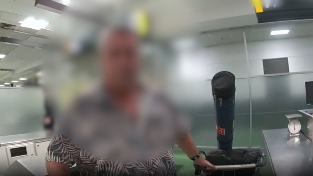 The man was arrested by authorities at Brisbane Airport on May 9.