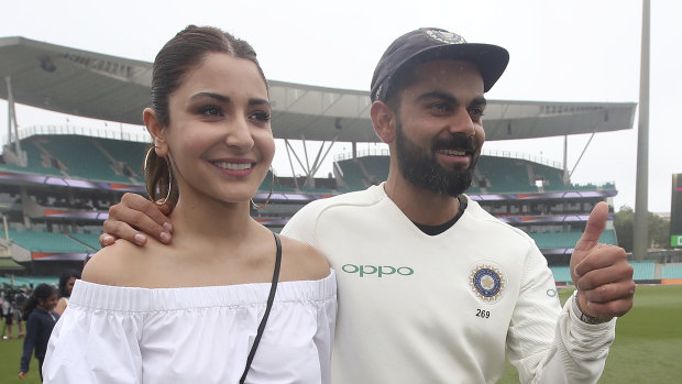 Virat Kohli is returning home after the first Test to be with his wife, Anushka Sharma, who is due to give birth to their first child in January.