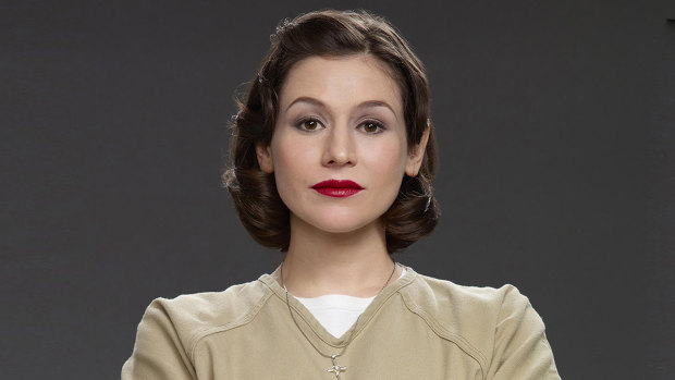 Australian actor Yael Stone in character as Morello in Orange is the New Black 