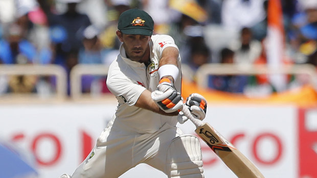 Hell-bent: Glenn Maxwell is fiercely determined to add to his seven Test appearances.