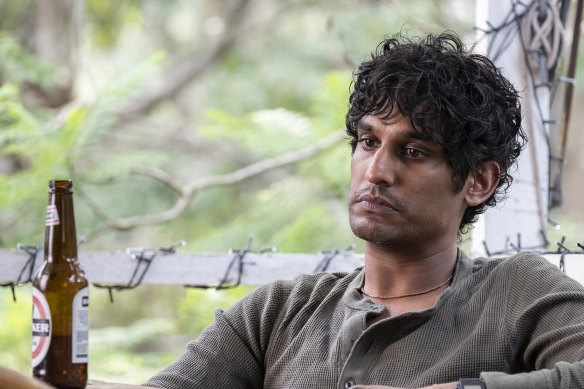 Rudi Dharmalingam plays an empathetic but unravelling nurse in a psychiatric ward in the ABC drama Wakefield.