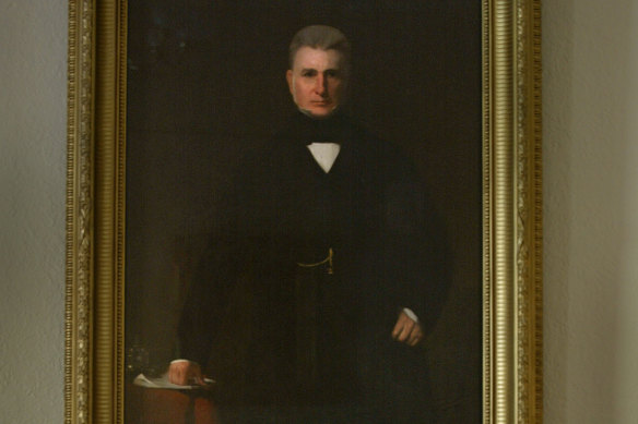 A portrait of the first mayor of Melbourne, Henry Condell (1842-43).