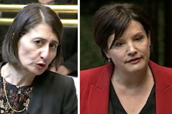 NSW Premier Gladys Berejiklian and Opposition leader Jodi McKay ... both have much at stake in this byelection. 