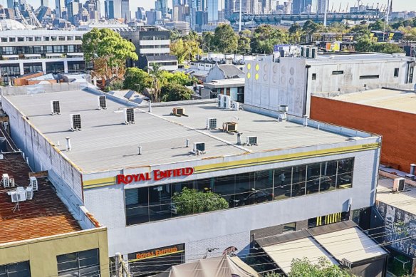 A 1585 square metre building at 24-28 Cremorne Street expected to sell for more than $10 million.