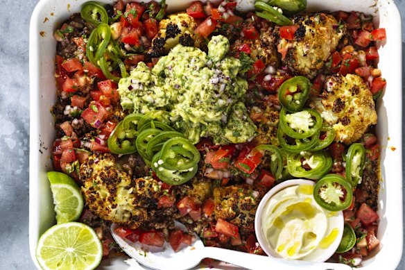 Adam Liaw's cauliflower nachos.