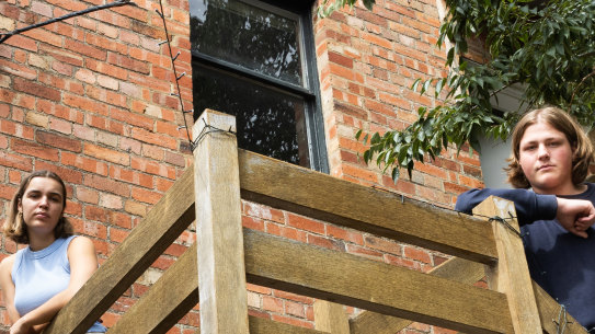 The costs of university and potential future employment are front of mind for Annabelle Evans and Sam McDougall.