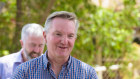 Minister for Climate Change and Energy Chris Bowen at Rio Tinto’s Yarwun refinery in Gladstone, Queensland, on Tuesday.