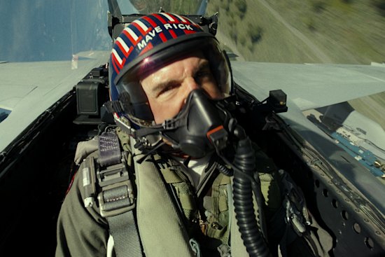 Tom Cruise plays Capt. Pete “Maverick” Mitchell in Top Gun.