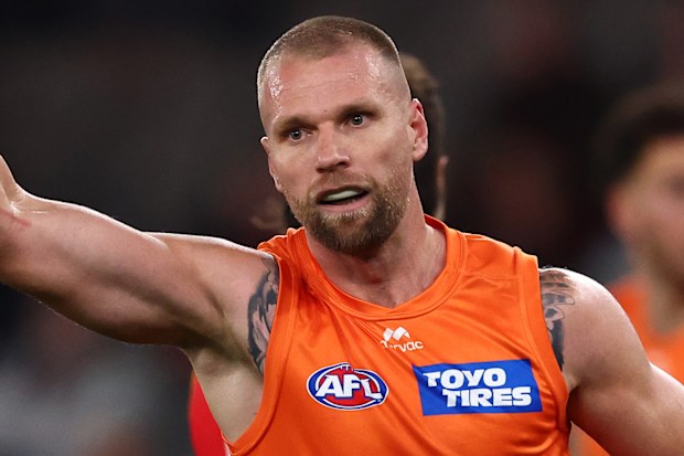 Jake Stringer of the Giants.