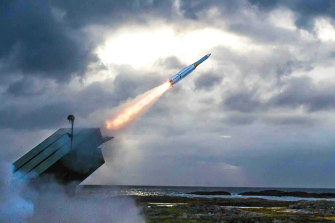 Raytheon’s Advanced Medium-Range Air-to-Air Missile. Raytheon is among the companies seen as likely bidders for the work.