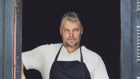 Australian chef Beau Clugston outside his seafood restaurant Iluka in Copenhagen.