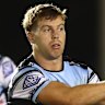 Blayke Brailey in action against Manly before being injuring his arm.