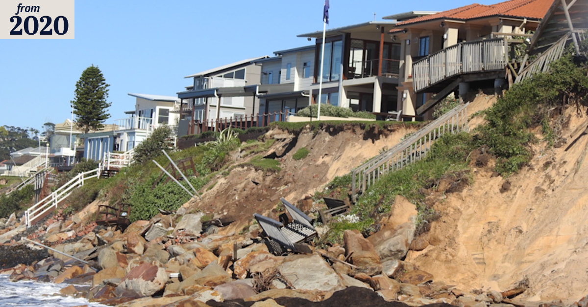 Coast-dwellers ordered to evacuate after 30m of beach washed away