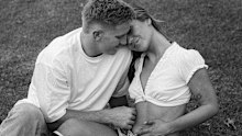 Tom Dearden with his partner Millie Oliver.