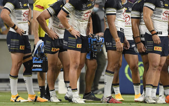 A North Queensland Cowboys player who was involved in a toilet tryst with a woman is the subject of an NRL integrity unit complaint.