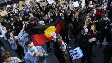 Sydney Black Lives Matter protest.