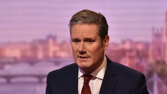 Shadow Brexit Secretary Keir Starmer, a possible replacement for Jeremy Corbyn. 