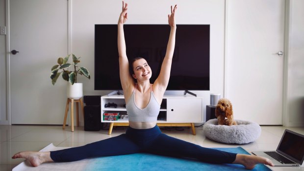 Aerial Movement instructor Paige Mackay is bringing her sporting community together with a yoga catch-up.