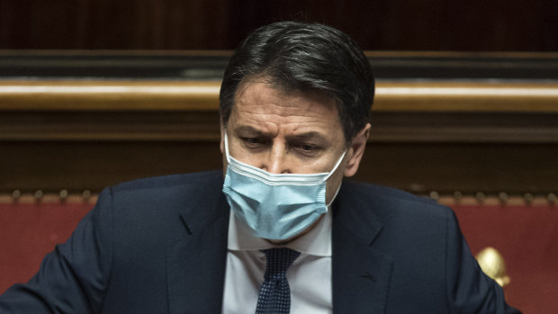 Giuseppe Conte, Italy’s Prime Minister, who plans to resign.