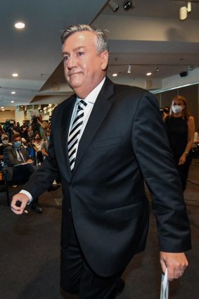 Eddie McGuire resigned in early 2021.