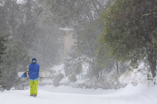 Snowmageddon: June 24, 2014 when 55 centimetres of snow fell in less than 24 hours at Falls Creek Resort in Victoria.
