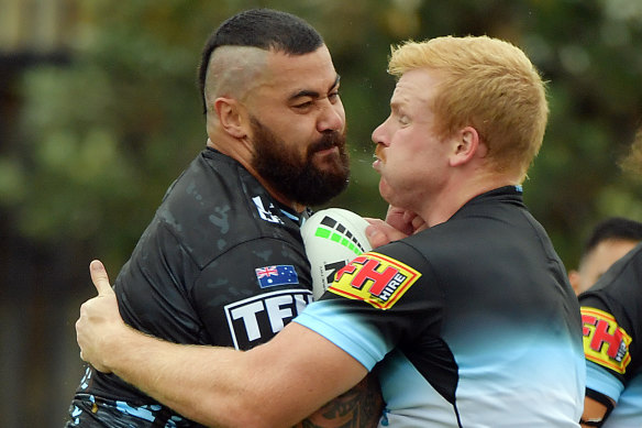 The Cronulla prop has dropped 15kgs, and plans to lose another 5kg.