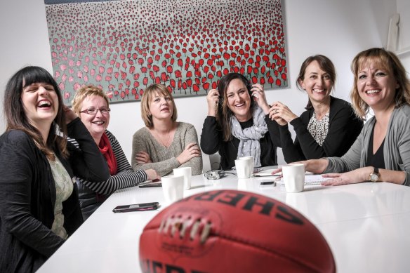 Nicole Hayes (far right) with her peers on The Outer Sanctum podcast, had AstraZeneca after “putting my faith in science and certain commentators”.