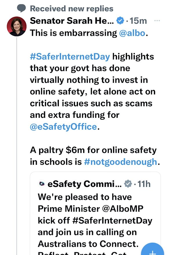 The offending tweet.