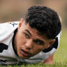 Noah Lolesio at Brumbies training