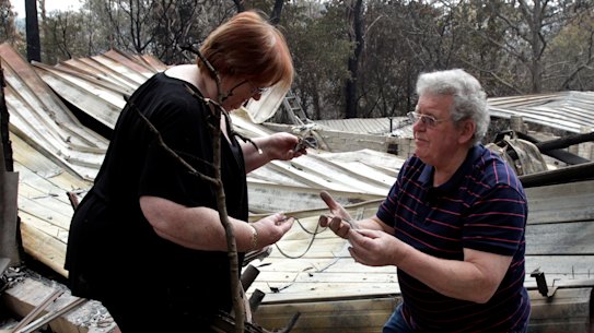 They lost their home in 2013, now the  Dunlops are struggling to get adequate home and community care at their new home 21 kms from a country town near Mudgee. 