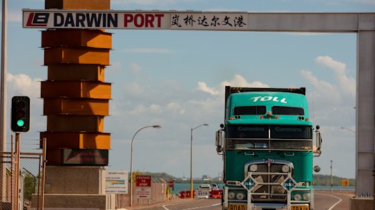 The Port of Darwin was leased to the Chinese-owned Landbridge Group in 2015.