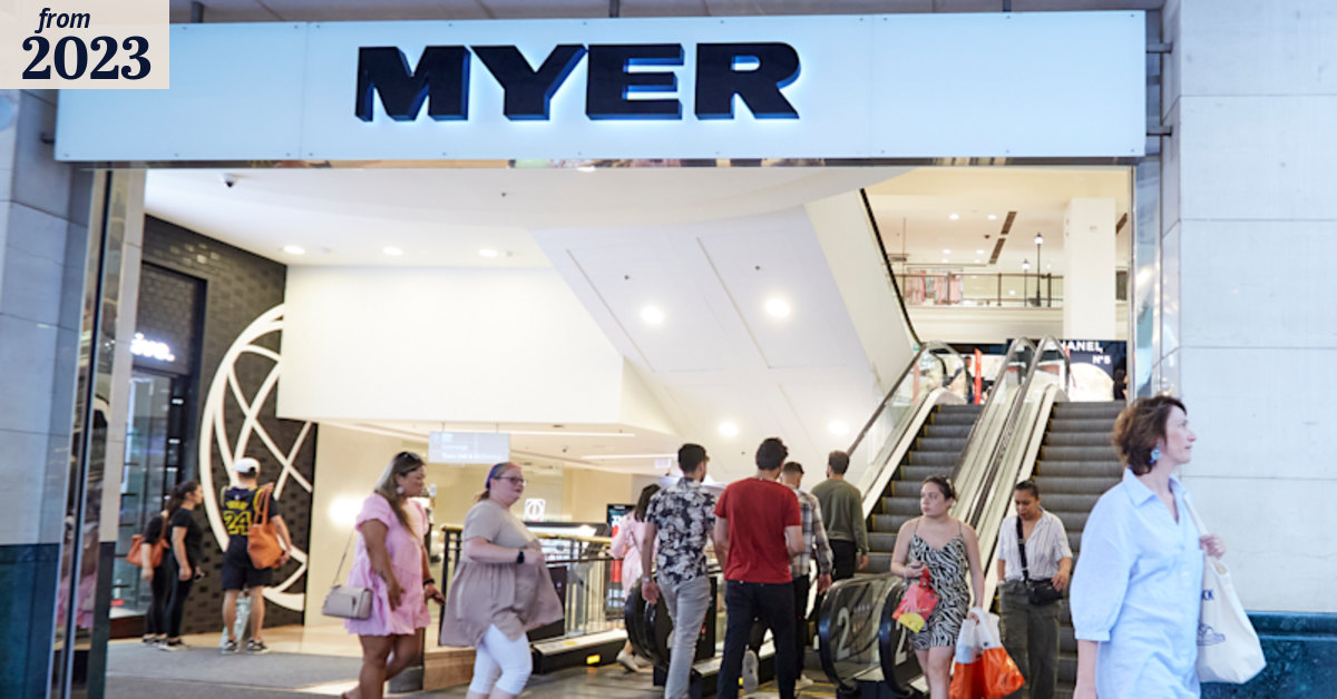 Myer sales surge to record