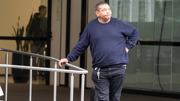 Richard Green outside ICAC on Monday