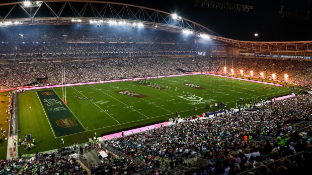 The government will allow ANZ stadium to be half-full for the NRL grand final.